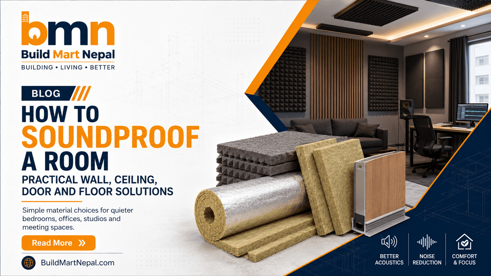 How to Soundproof a Room: Practical Wall, Ceiling, Door and Floor Solutions