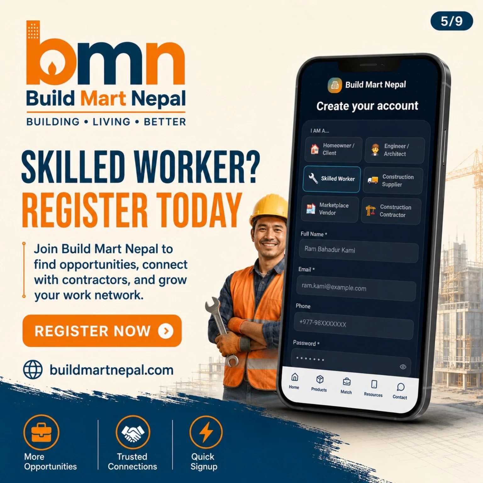 Construction suppliers